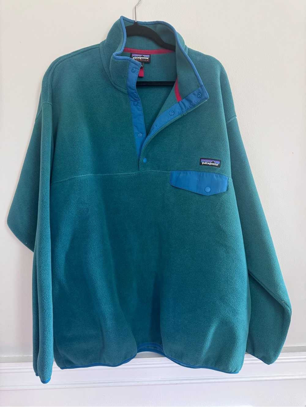 Patagonia Men’s Teal Snap-T Fleece Pullover